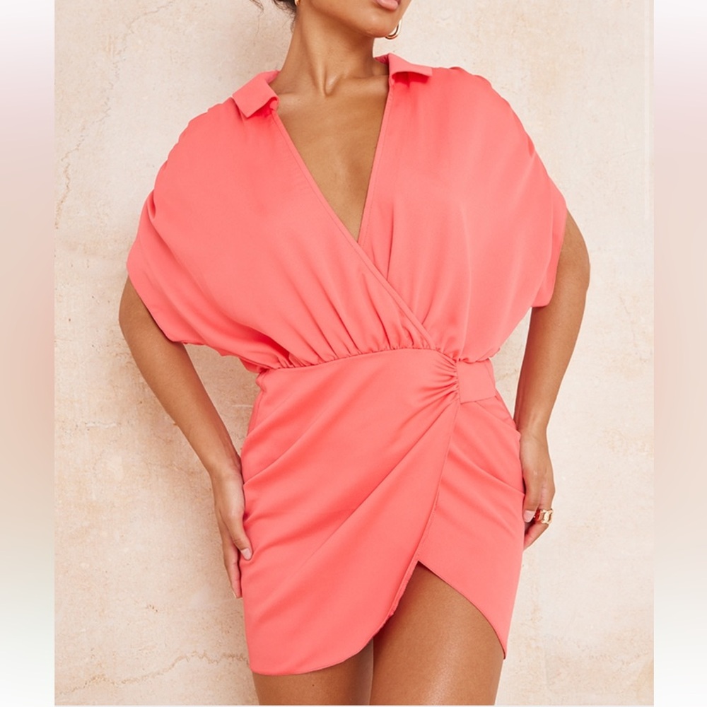 Pretty Little Thing Satin dress